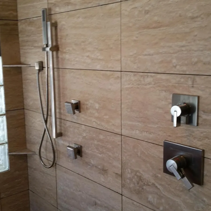 Shower fixture installation for Water Heater Replacement in Redding